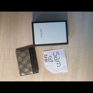 SOLD Gucci Bees Card Holder